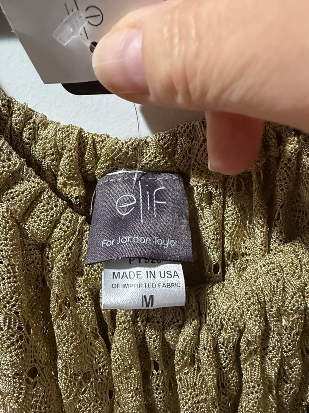 ELF Yellow Ruffle-Sleeve Mini Dress - Picture 4 of 5